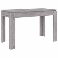 mesa de comedor - mesa de cocina madera de ingenieria sonoma gris 120x60x76 cm