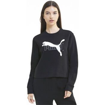 Puma Jersey Nu-Tility Crew Felpa Donna Logo Black 583553 01 para mujer