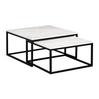 conjunto mesa de centro oswego 101 aglomerado laminado angular 39x76x76cm