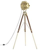 lampara de suelo con tripode madera maciza de mango 193 cm vidaxl