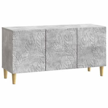 Mueble De Tv 99 X 34,5 X 50 Cm Gris Hormigón Vidaxl