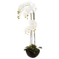 orquidea artificial maceta ceramica h115cm