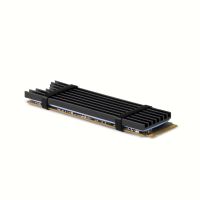 axagon clr-m2l3 disipador pasivo m2 ssd 80mm ssd alu silicone thermal pads 3mm