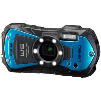 camara compacta pentax wg-90 16mp zoom 5x usb type-c sumergible azul
