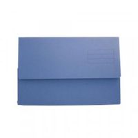 value document wallet foolscap blue pk50