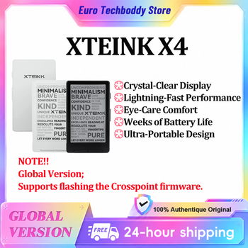 [Global] XTEINK X4 — Lector electrónico: Pantalla HD E-Ink de 4,3 pulgadas (300 PPI), procesador de cuatro núcleos, actualización rápida, compatible con formatos PDF y EPUB, almacenamiento expandible