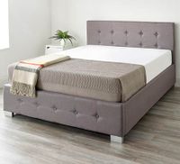 aspire linen ottoman bed