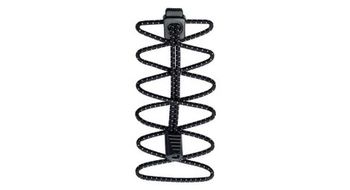 Par de cordones nathan reflective run negro