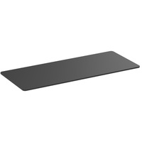 tablero para escritorio con bordes redondeados 180 x 75 cm carbono