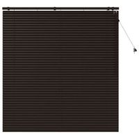 persiana veneciana marron oscuro 155 x 160 cm 35 mm vidaxl