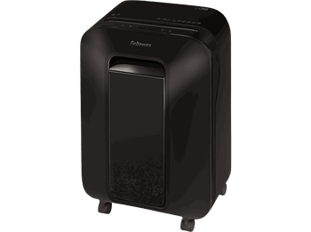 Destructora de papel - Fellowes LX220, Minicorte 4X12 MM, Negro