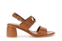 sandalias monk efecto piel con accesorio tan