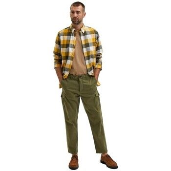 Selected Pantalones Noos Slim Tapered Wick Cargo Pants - Winter Moss para hombre