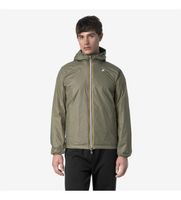 k-way para hombre k2124ew chaqueta jake plus2 double negro verde s casual poliester