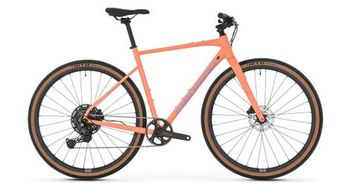 Bicicleta de gravel megamo jakar flat bar shimano cues 10v 700 mm coral 2026