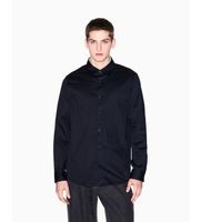 ax armani exchange para hombre xm000339af10192ub101 camisa saten marino l casual algodon