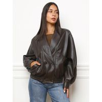 la modeuse cazadora de cuero 79603p189476 para mujer