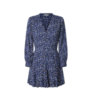 pepe jeans para mujer pl953639 vestido anna amarino s casual viscosa manga larga