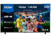tv led 75 - haier k85 series h75k85fux memc direct 4k hdr10 google tv dolby audio negro