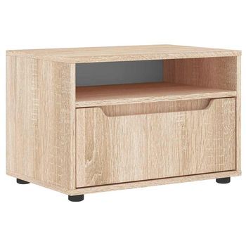 Mueble Tv | Mueble De Salón | Mesa De Tv Visnes Roble Sonoma 60x40x38 Cm Madera Ingeniería
