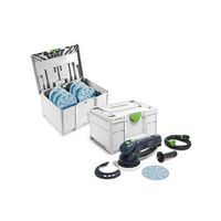 rotex lijadora ro 150 feq-sys gr - festool - con sistema abrasivo - systainer - 578257