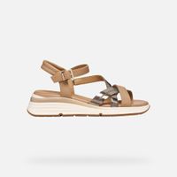 geox elowynne mujer beige oscurobeige