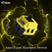 akko-interruptor magnetico flash interruptor lineal 25gf de alta precision prelubrado para sensor hall teclado magnetico personalizado para jugar