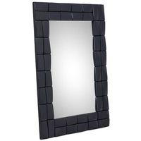 espejo de madera negro 62x25x84h cm