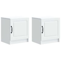 armario de noche 2 uds 43 x 345 x 47 cm madera de ingenieria vidaxl