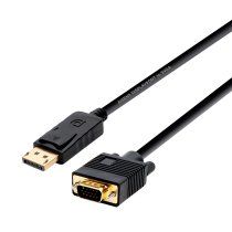 AISENS A125-0365 adaptador de cable de vÃdeo 2 m DisplayPort VGA D-SUB Negro