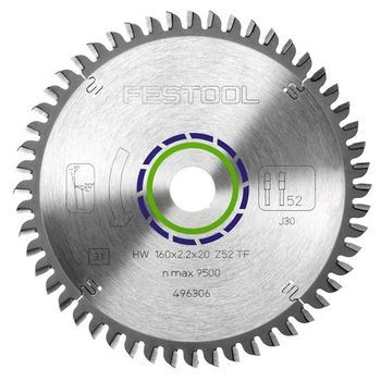 Festool Hoja De Sierra Especial 190x2,6 Ff Tf58