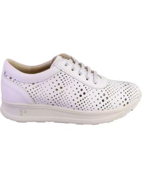 de PITILLOS 10411 ZAPATILLAS CASUAL DE MUJER PIEL BLANCO