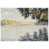 legendarte - cuadro lienzo impresion digital - vista del sena en herblay - paul signac - decoracion pared cm 50x70