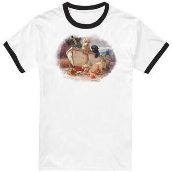 Wildlife Camiseta Lunch Break Lab Pups para mujer