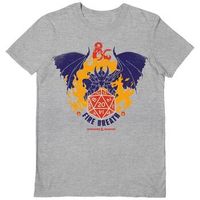 dungeons  dragons camiseta manga larga fire breath para mujer
