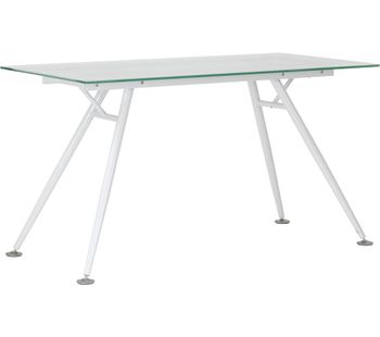 ALPHASON Springfield Desk - White, White