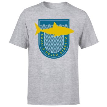 Squalo Dello Stretto Men's T-Shirt - S - Grey