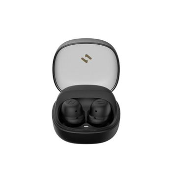 Auriculares Havit 6939119067991 inalámbricos True Wireless Stereo Bluetooth para llamadas y música con cancelación de ruido, negros