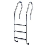escalera piscina muro estrecho mixto acero inox 316l 5 peldanos
