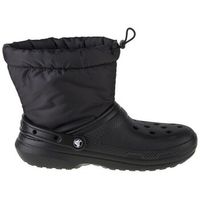 crocs descansos classic lined neo puff boot para mujer