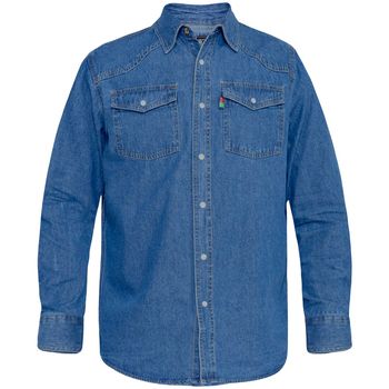 Duke Camisa manga larga D555 Western para hombre