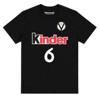 camiseta manga corta ginobili virtus kinder negra