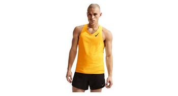 Camiseta sin mangas nike aeroswift naranja para hombre