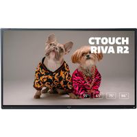 ctouch riva r2 pizarra y accesorios interactivos 1397 cm 55 3840 x 2160 pixeles pantalla tactil negro usb