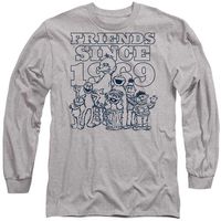 sesame street camiseta manga larga friends since 1969 para mujer