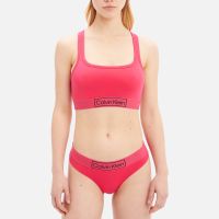 calvin klein waistband cotton-blend bikini briefs - s