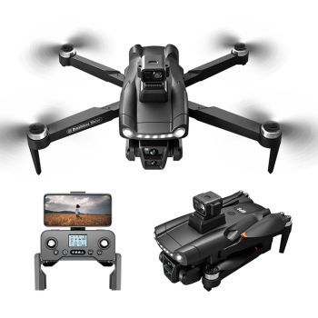 WLRC V198 PRO MAX GPS 5G WiFi FPV con cámara dual HD 1080P,gimbal servo,evitación de obstáculos 360°,flotación por flujo