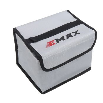 Bolsa de seguridad para baterías Lipo EMAX de 200*150*150 mm con luminosidad para drone RC Plane Tinyhawk