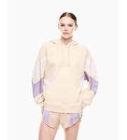 ea7 para mujer 7w001009af12473 sudadera con capucha en mezcla de algodon beige xs casual