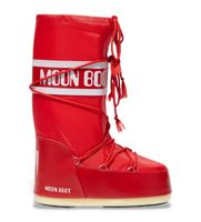 moon boot para mujer 80d1400440 botas icon nylon rojo 3538 plano ninguno casual nieve